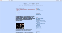 Desktop Screenshot of paavoproject.blogspot.com