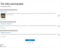 Tablet Screenshot of jollylearningspot.blogspot.com