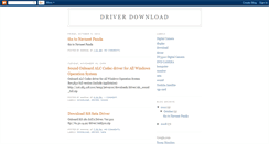 Desktop Screenshot of download-driver-driver.blogspot.com