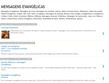 Tablet Screenshot of mensagens-evangelicas.blogspot.com
