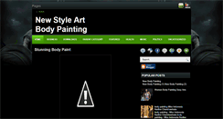 Desktop Screenshot of new-style-art-body-painting.blogspot.com