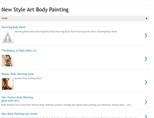 Tablet Screenshot of new-style-art-body-painting.blogspot.com