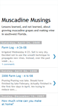 Mobile Screenshot of muscadinemusings.blogspot.com