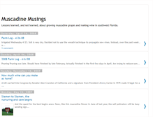 Tablet Screenshot of muscadinemusings.blogspot.com