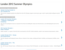 Tablet Screenshot of 2012olympicslondon2012.blogspot.com