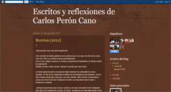 Desktop Screenshot of carlosperoncano1976.blogspot.com