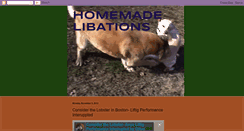 Desktop Screenshot of homemadelibations.blogspot.com