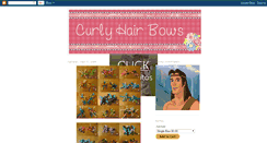 Desktop Screenshot of curlyhairbow.blogspot.com