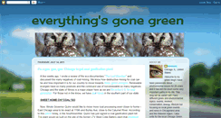 Desktop Screenshot of everythinghasgonegreen.blogspot.com