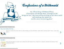 Tablet Screenshot of milkmaidpress.blogspot.com