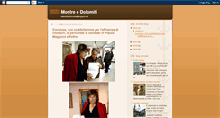 Desktop Screenshot of dolomitimostre.blogspot.com