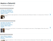 Tablet Screenshot of dolomitimostre.blogspot.com