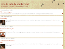 Tablet Screenshot of lovetoinfinityandbeyond.blogspot.com