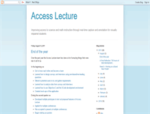 Tablet Screenshot of accesslecture.blogspot.com