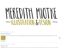 Tablet Screenshot of meredithmiotke.blogspot.com