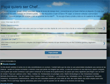 Tablet Screenshot of papaquieroserchef.blogspot.com