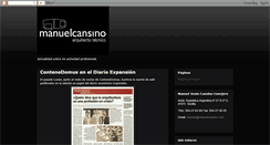Desktop Screenshot of manueljesuscansino.blogspot.com