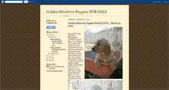 Desktop Screenshot of goldenretrieverpuppies7forsale.blogspot.com