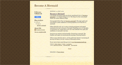 Desktop Screenshot of becomeamermaid3.blogspot.com