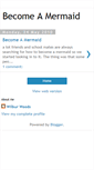 Mobile Screenshot of becomeamermaid3.blogspot.com