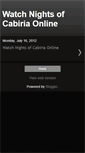 Mobile Screenshot of nights-of-cabiria-full-movie.blogspot.com