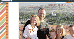 Desktop Screenshot of jeremyreynoldsfamily.blogspot.com