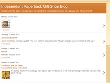 Tablet Screenshot of independentpaperbacks.blogspot.com