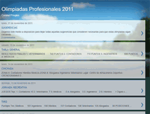 Tablet Screenshot of olimpiadasprofesionales.blogspot.com