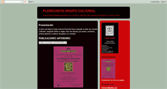 Desktop Screenshot of floricanto.blogspot.com