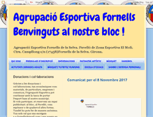 Tablet Screenshot of agrupacioesportivafornells.blogspot.com