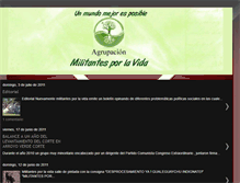 Tablet Screenshot of militantesporlavida.blogspot.com