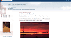 Desktop Screenshot of fuerteventurablog.blogspot.com