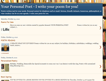 Tablet Screenshot of mypersonalpoet.blogspot.com