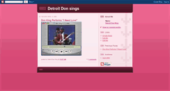 Desktop Screenshot of detroitdon.blogspot.com