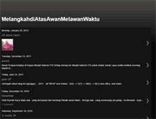 Tablet Screenshot of melangkahdiatasawanmelawanwaktu.blogspot.com