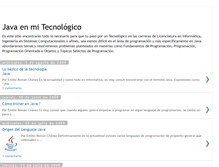 Tablet Screenshot of javatecnologico.blogspot.com