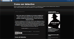 Desktop Screenshot of comoserdetective.blogspot.com