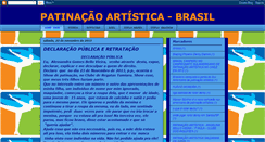 Desktop Screenshot of patinacaoartisticabrasil.blogspot.com