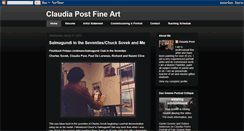 Desktop Screenshot of claudiapostartist.blogspot.com