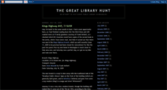 Desktop Screenshot of libraryhunt.blogspot.com