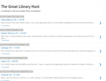 Tablet Screenshot of libraryhunt.blogspot.com