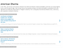Tablet Screenshot of americandharmatoday.blogspot.com