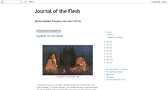 Desktop Screenshot of journaloftheflesh.blogspot.com