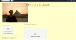 Desktop Screenshot of evansjourney.blogspot.com