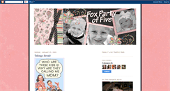 Desktop Screenshot of foxpartyoffive.blogspot.com