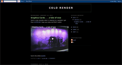 Desktop Screenshot of coldrender.blogspot.com