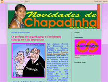 Tablet Screenshot of novidadesdechapadinha.blogspot.com