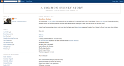 Desktop Screenshot of commonsydneystory.blogspot.com