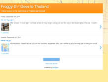 Tablet Screenshot of froggygirlthailand.blogspot.com