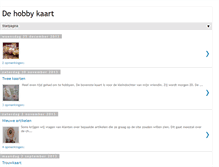Tablet Screenshot of dehobbykaart.blogspot.com